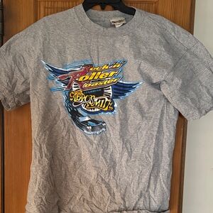 Disney Gray Rock 'n' Roller Aerosmith Coaster Kids T-Shirt